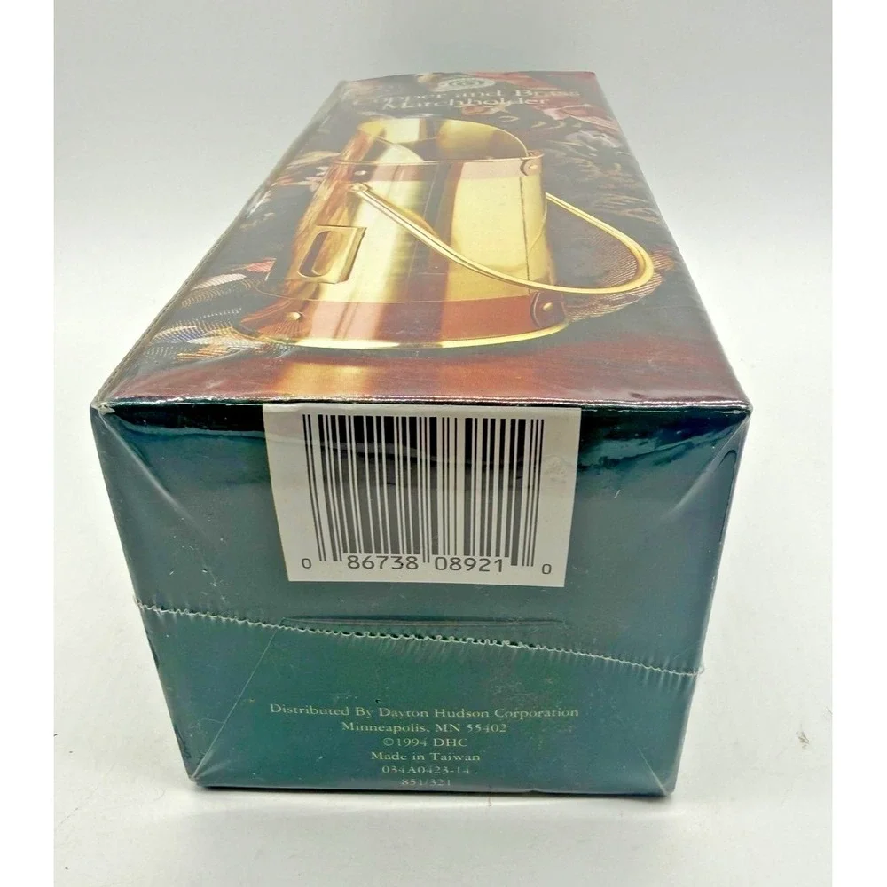 Vintage 1994 Polished Brass Fireplace Long Match Box Holder Windsor Browne New‎